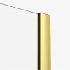 NEW TRENDY kabina prysznicowa narożna prostokątna Smart Light Gold złota 120x80 cm EXK-4238